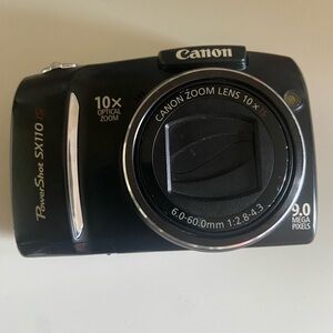Canon PowerShot SX110 IS 9.0MP Digital
Camera- Black